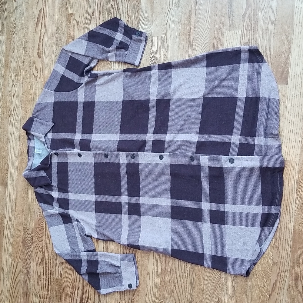 (3X) Emerald Plaid Long Shacket Cozy Soft Light Lumberjack Country Cottage